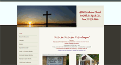 Desktop Screenshot of gracelutheranspiritlake.org