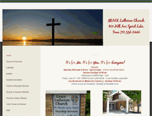 Tablet Screenshot of gracelutheranspiritlake.org